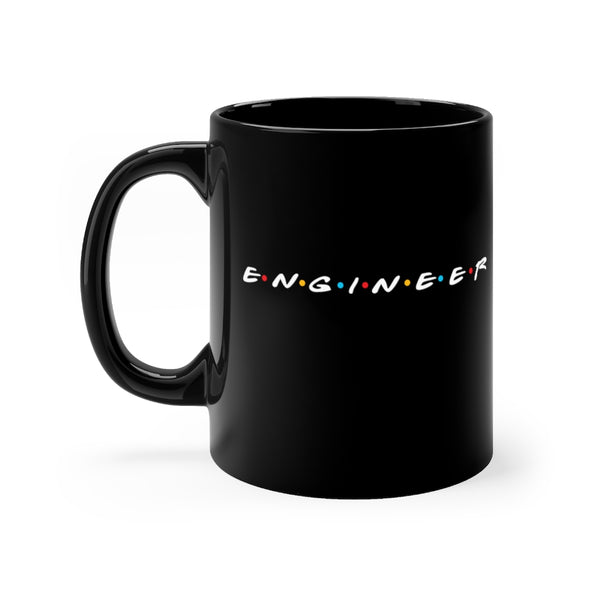 Engineer Friends Mug - Black mug 11oz
