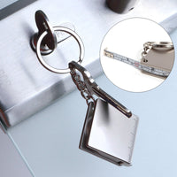 Measuring Tool Stainless Steel Keyring [MEASURE ON THE GO]